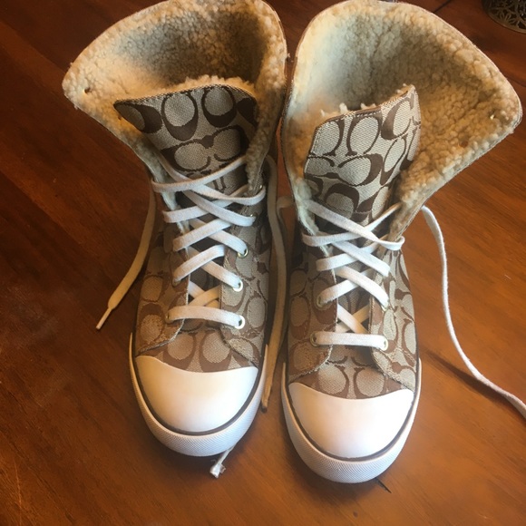 Coach Shoes - Coach High Top Sneakers
